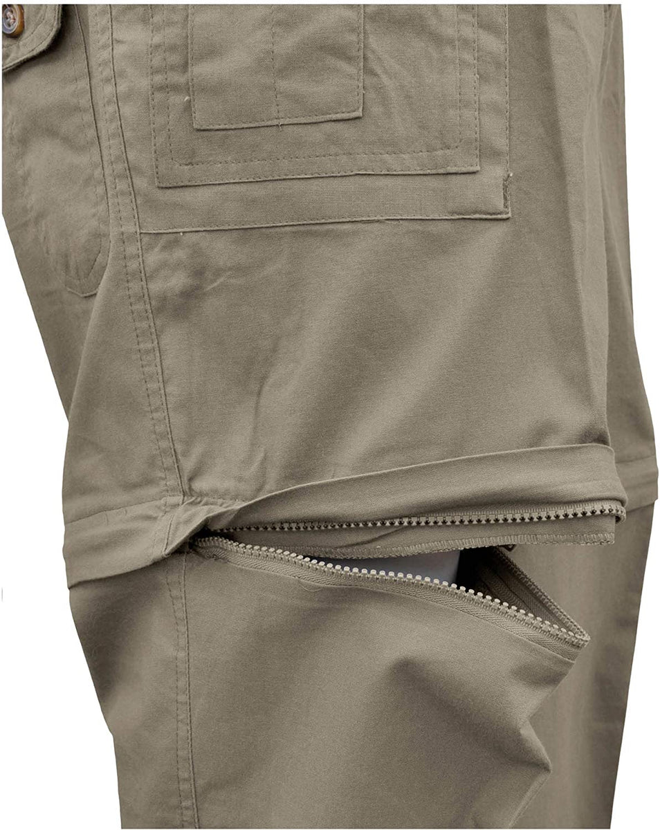 Zambezi Convertible Zip off Safari Pants for Men | Tag SafarI UK