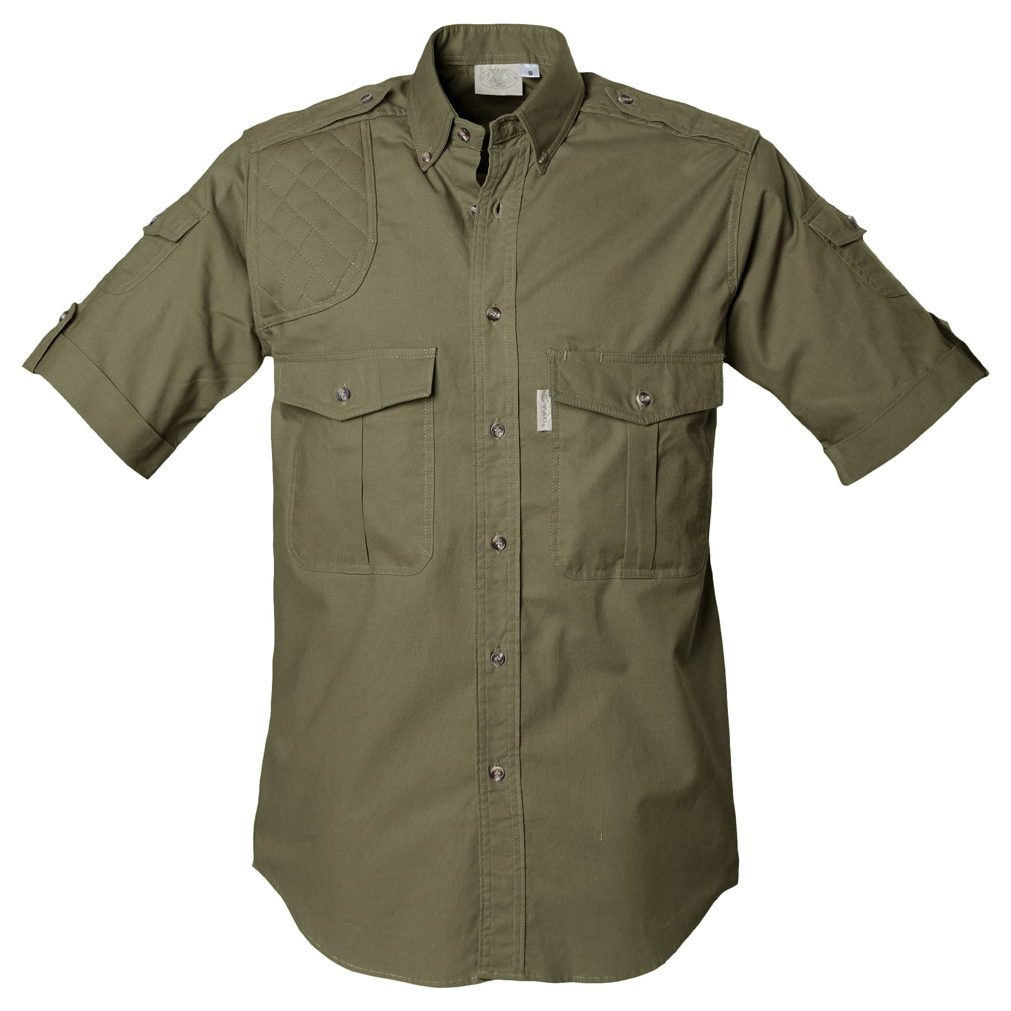 Shooter Shirt for Men - S/Sleeve Tag Safari--7