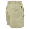 Back of Women's Pro Hunting Shorts, color Stone. The shorts have a 5 1/2