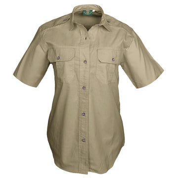 Trail Shirt for Women - S/Sleeve TAG Safari