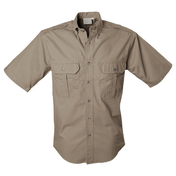 Trail Shirt for Men - S/Sleeve Tag Safari
