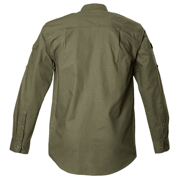 Shooter Shirt for Men - L/Sleeve Tag Safari