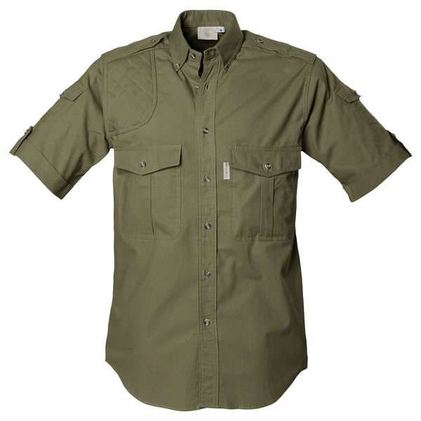 Shooter Shirt for Men - S/Sleeve Tag Safari